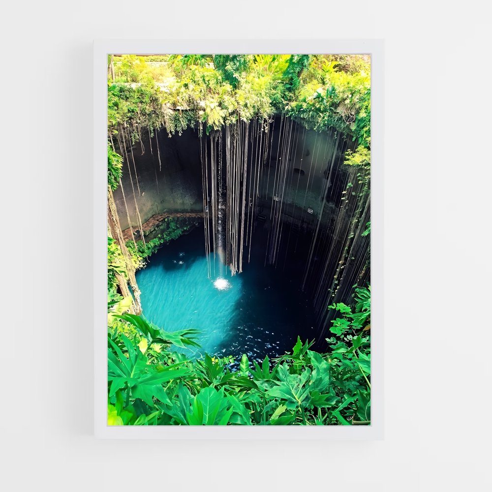 Poster Cenotes de mexico – affiche Plongée sous-marine (vue 3)